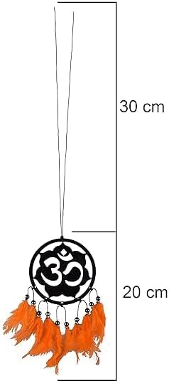 OM Car Hanging Dream Catcher for Home & Office Decor, Gifting (Pack of 1)