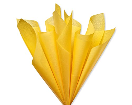 Image of Papyrus Buttercup 8 Sheet Yellow Tissue Paper for Gifts, Decorations, Crafts, DIY and More