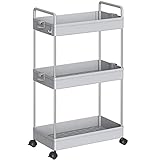 muebles utiles para espacios pequeños 【Espacio adicional】 Los 6 ganchos laterales son gratuitos para espacio de almacenamiento adicional, como agarraderas, cucharones y cucharas, toalla, bola de baño, tela, etc. Es mucho mejor colgarlos que ponerlos en un cajón.
