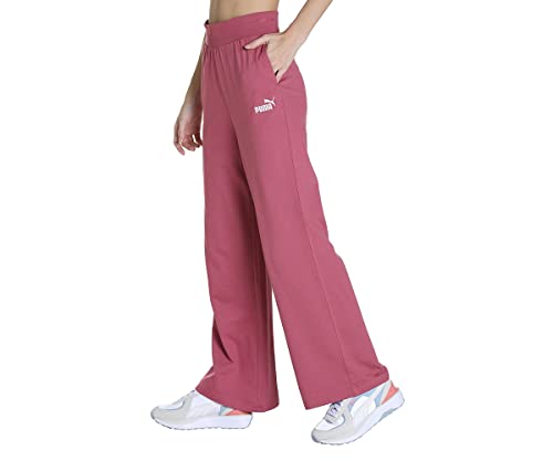 Image of Puma Printed Cotton Relaxed Fit Womens Track Pants