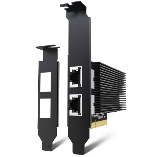 Carte Ethernet 10G Base-T double port résout lenteur réseau