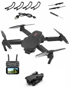 Olly's-Drone-with-4K-Camera-WiFi-FPV-1080P-HD-Dual-Foldable-RC-Quadcopter-Altitude-Hold-Headless-Mode-Hight-Hold-Color-quadcopter-Multicolor-Drone-Quad (DI5)