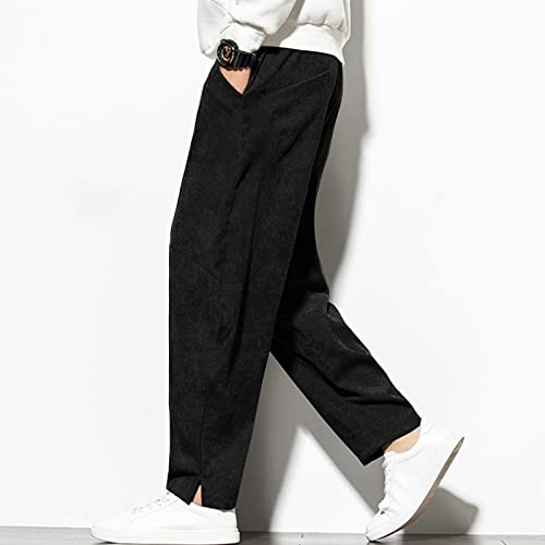 Pantalones de chándal cómodos de ajuste relajado contra el calor 4