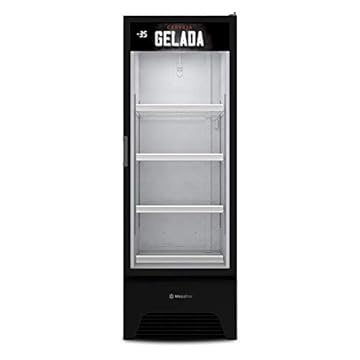 Cervejeira Expositor Vertical 220v Porta de Vidro 497 Litros Vn50ah Optima Adesivada - Metalfrio