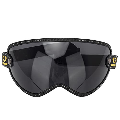 Lunettes de moto vintage pour demi-casque style rétro de moto custom