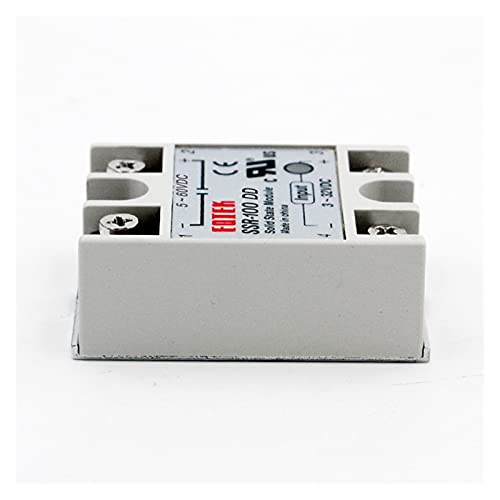 Relé SSR-80DA monofásico sin cubierta plástica para control DC a AC efectivo 5