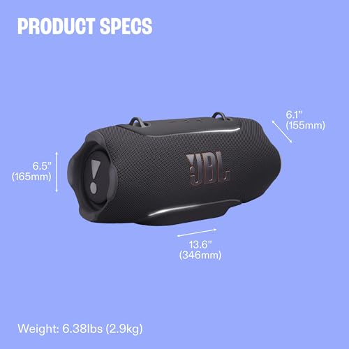 Image of JBL Xtreme 5 - Portable Waterproof Speaker - Black | Legendary JBL sound that hits harder with AI Sound Boost, Up to 28 hours of playtime, Shoulder strap with floating hooks
