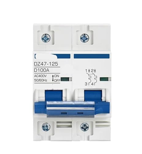 Disjoncteur miniature MCB DZ47-63 modulaire courbe C 10A 60Hz