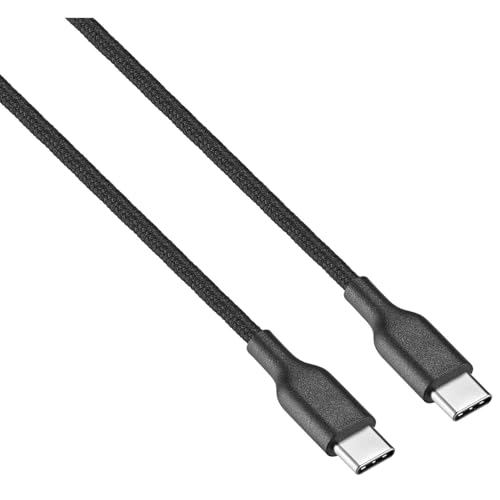 Image of Best Buy essentials 4 ft. 60W USB-C to USB-C Braided Charge-and-Sync Cable