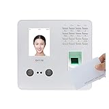 EDEDE Control Horario Empleados, BK100 USB biométrico reconocimiento de Huellas Dactilares Empleado Tiempo de Asistencia máquina grabadora de Reloj de Tiempo(BK100-ID)