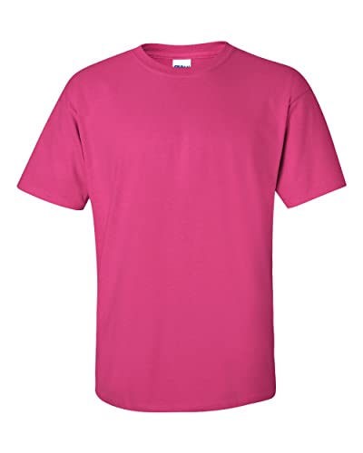 T-shirt coton homme Gildan G2000 XL anti-déformation lot de 2 Heliconia Gris