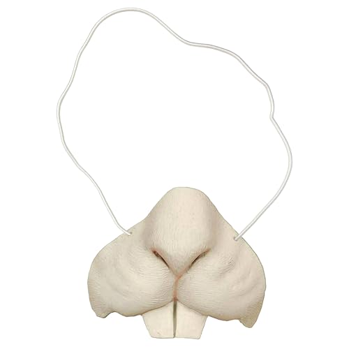 Mouse Nose | Rat Nose Mask | Mouse Costume Noses | Animal Snout Mask | Dress Up Mouses Noses | Animal Snout Costume | Rat Noses Prosthetic | Elastic Strap | Beige