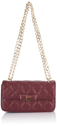 Petite poche femme FENIA cerise foncée mini sac élégant