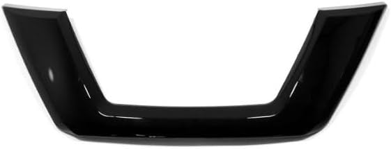 Car Accessories Fit for Nissan Rogue 2017-2020 ABS Exterior Front Bumper Trim Cover Trim 1PC Set (Glossy Black)