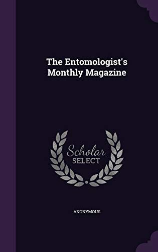 The Entomologist's Monthly Magazine 134195837X Book Cover