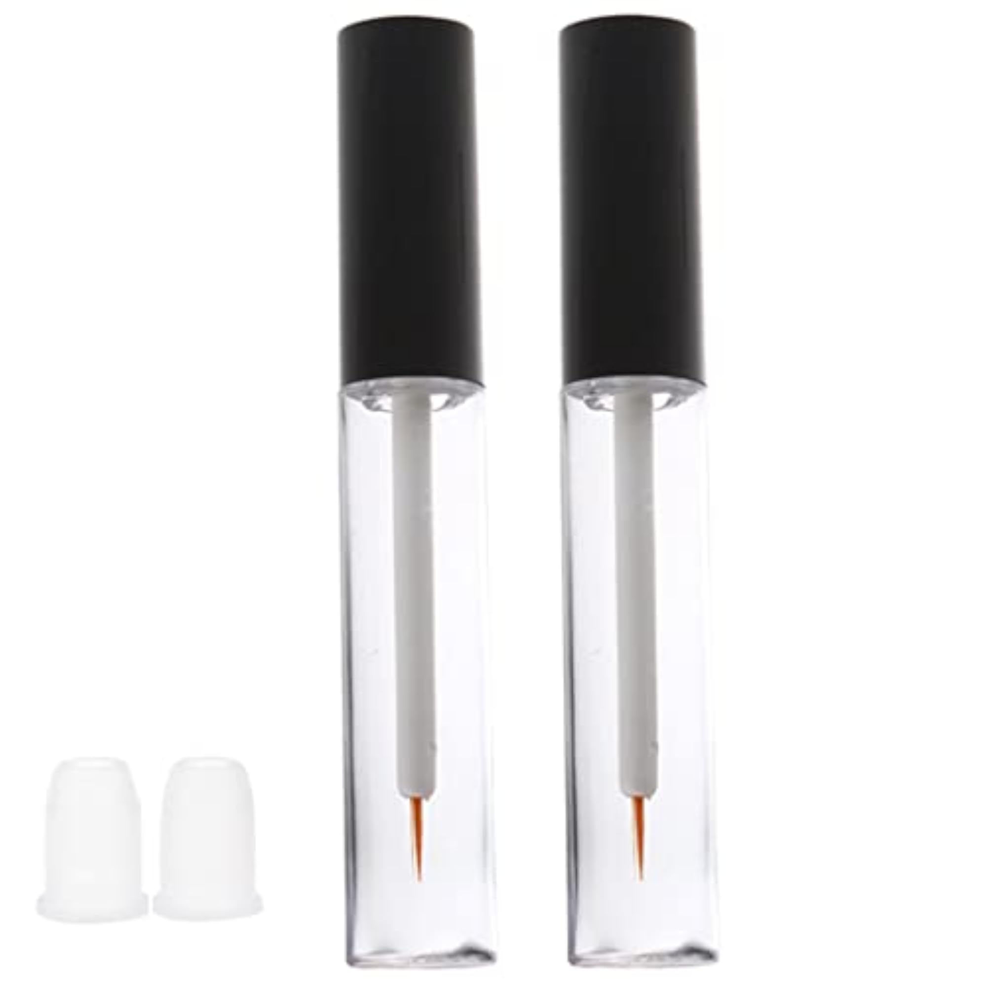2pcs 10ml Reusable Clear Empty Bottle for Eyeliner/Oil