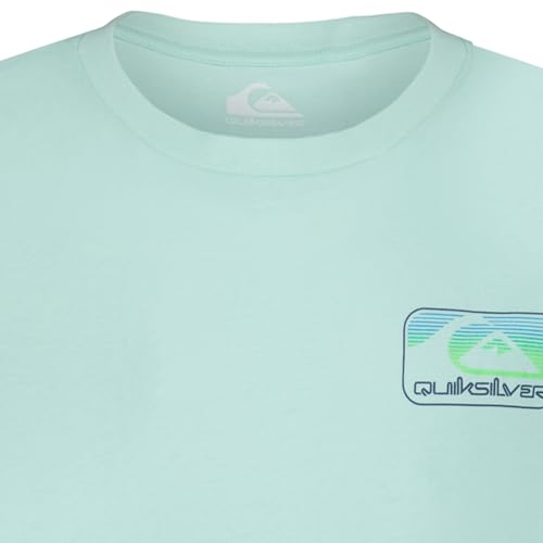 Image of Quiksilver Boys' Short Sleeve Logo Graphic T-Shirt, Soft & Comfortable, Regular Fit
