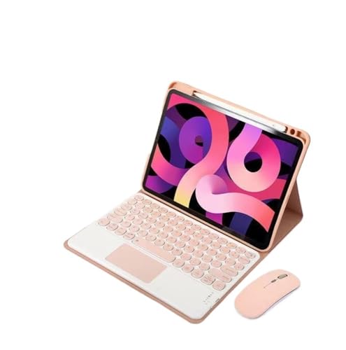 Clavier Tactile Rétroéclairé Rose Accessoire Coque Capuchons Ronds Redmi Pad SE 11 Pouces