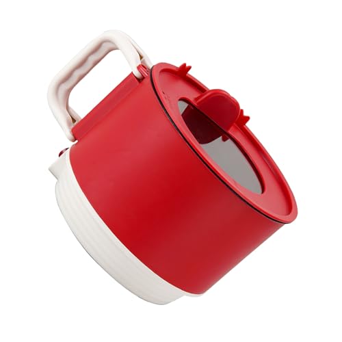 GLOGLOW Electric Cooking Pot, MultiFunctional Portable Electric Cooking Pot Large Capacity Quick Heating Mini Cooker with Foldable Handle for Home Kitchen (US Plug)