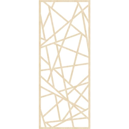 Image of Conway Decorative Pierced Fretwork Wood Wall Panels, 31 3 /8 inchW x 79 3 /8 inchH x 3 /8 inchT, Birch