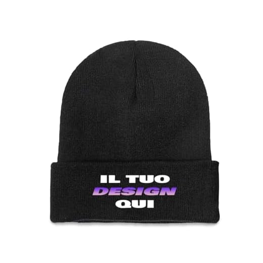 Top 6 Cappelli Invernali Per Bartender E Personale 7 Berretto personalizzato con foto testo logo