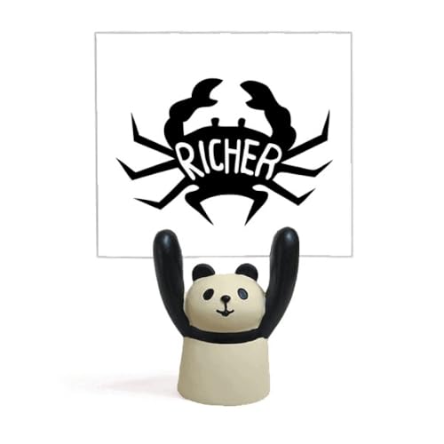 Support pour mémos en forme de crabe noir pour organiser votre bureau avec élégance