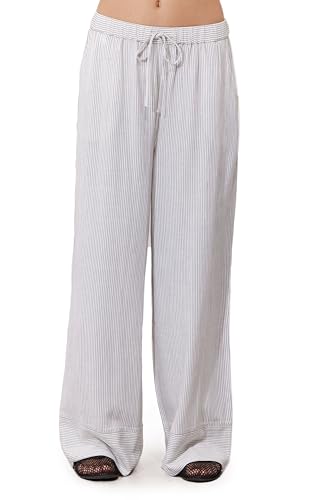 Gottex Beach Life Wide Leg Beach Pant Cover-Up -Drawstring Waist, Wide Leg, Side Pockets, Pairs with Saltstripe Vest Cover-Up