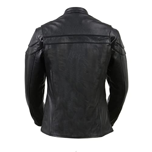 Image of Milwaukee Leather Women's 'Sporty and Elegant' Scooter Style Motorcycle Leather Rider Jacket
