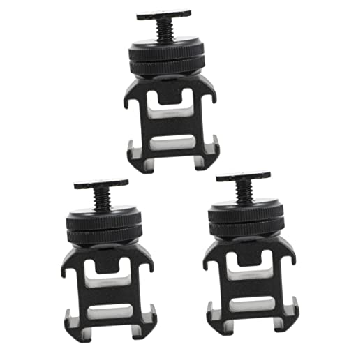 3sets Flash Per Fotocamere e Accessori Adattatore Hot Microfoni Per Registrazioni Video e Streaming Live