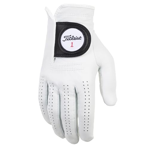 Guante de golf Titleist Players masculino flexible con cierre ajustable de velcro 2