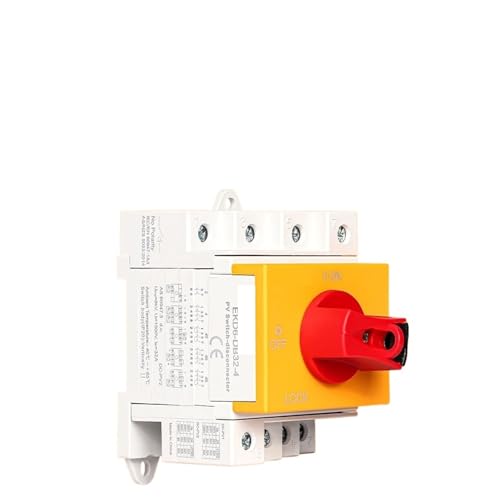 Interrupteur Sectionneur Solaire CC 1000V 32A pour rail DIN EKD6