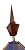 Accentua Charleston Cupola with Square Copper Finial, 24 in. Square, 63 in. High