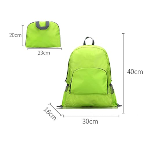 Mochila Plegable Outdoor para Camping y Senderismo Verde miniatura 2