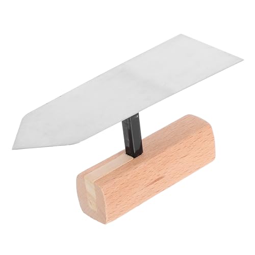 jojofuny Cazzuola per Intonaco in Miniatura in Acciaio Inossidabile Ultraelastico, Utensile Manuale per Finitura Precisa di Gesso, Argilla e Fanghi di Diatomee, per Decorazioni Murali