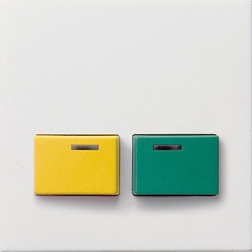 Gira 0256112 Abdeckung Ackermann 73642 E Flächenschalter, reinweiß