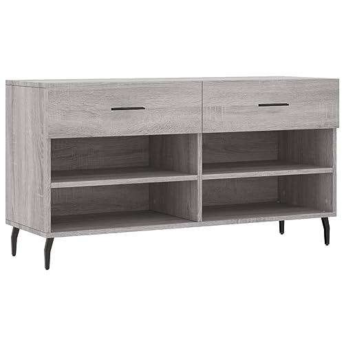 Banc à Chaussures Sonoma Gris pour Ranger Vos Souliers et Optimiser les Petits Espaces