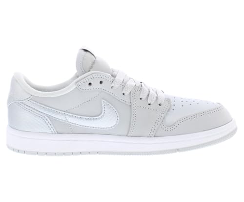 Image of Jordan Little Kid's 1 Retro Low OG Neutral Grey /Metallic Silver (FQ5436 002) - 2.5