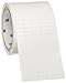 Brady THT-36-423-10 0.5" Width x 0.2" Height, B-423 Permanent Polyester, Gloss Finish White Thermal Transfer Printable Label (10000 per Roll)
