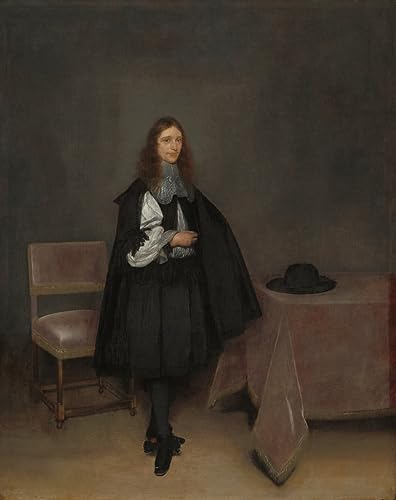 Poster Gerhard Van Suchtelen par Gerard Ter Borch impression sur toile 60x90cm