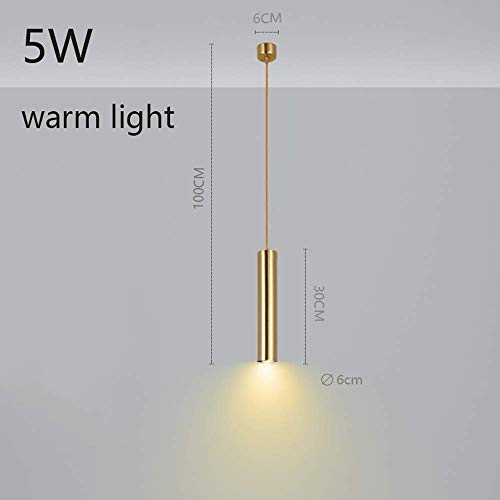 Lámpara de techo moderna dorada para iluminar dormitorios con techos altos 8