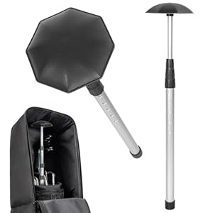 BQKOZFIN Height Adjustable Golf Travel Bag Support Rod, Aluminium Golf Support Rod, Golf Support Protector Bag Accessory, Golf Travel Support Pole