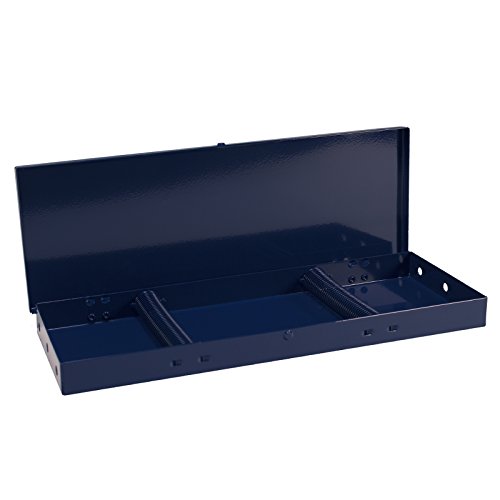 Image of Andrew Mack BB-46 Sapphire Blue Brush Box for Storing Pinstriping Brushes