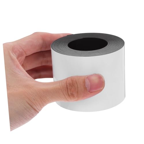 Étiquettes magnétiques effaçables blanche en rouleau 50 mm x 3 m réutilisable
