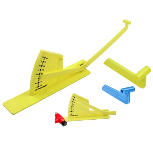 DVPARTS Upgrade Mower Deck Leveling Gauge Leveler Gage w/Rigid Arm