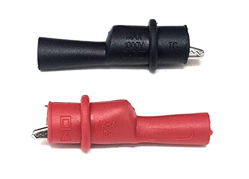 Corpco Push-On Alligator Clips for Test Leads - 1 Pair
