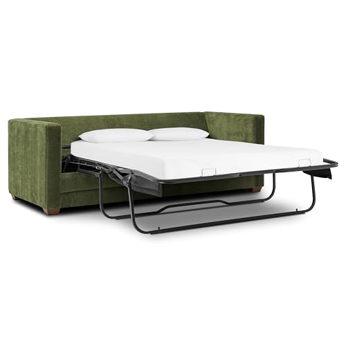 Image of Poly & BARK Napa 82 inch Pull-Out Sofa Bed - Upholstered Sleeper Sofa with Storage Console and Hidden Mattress - Stylish Sofa Bed for Guest Rooms, Apartments, Living Rooms and More