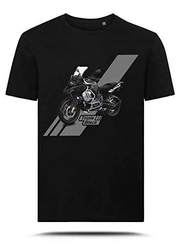 Camiseta de moto con gráfica R 1250 GS ADV Triple Black AZgraphishop