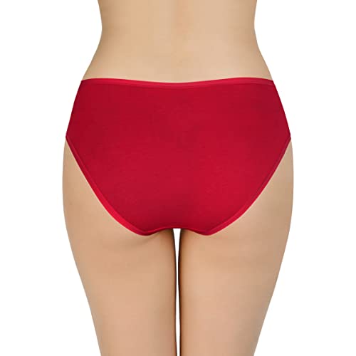 Image of Amante Solid Low Rise Cotton Bikini Panty Pack(Pack of 3)