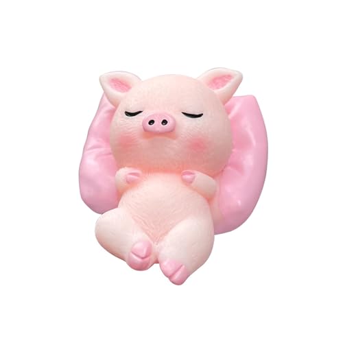 楽しい睡眠動物置物漫画パンダ犬貯金箱ウサギ枕ミニチュア装飾ホームオフィスの机や車の装飾デスクトップ飾り