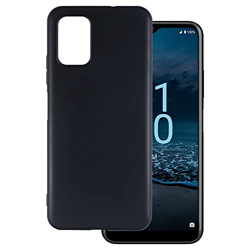OAGELIM Funda Compatible con Nokia G100 Case Antigolpes con Cubierta Protectora Flexible de TPU Suave y Resistencia a Arañazos con Protección (Negro)